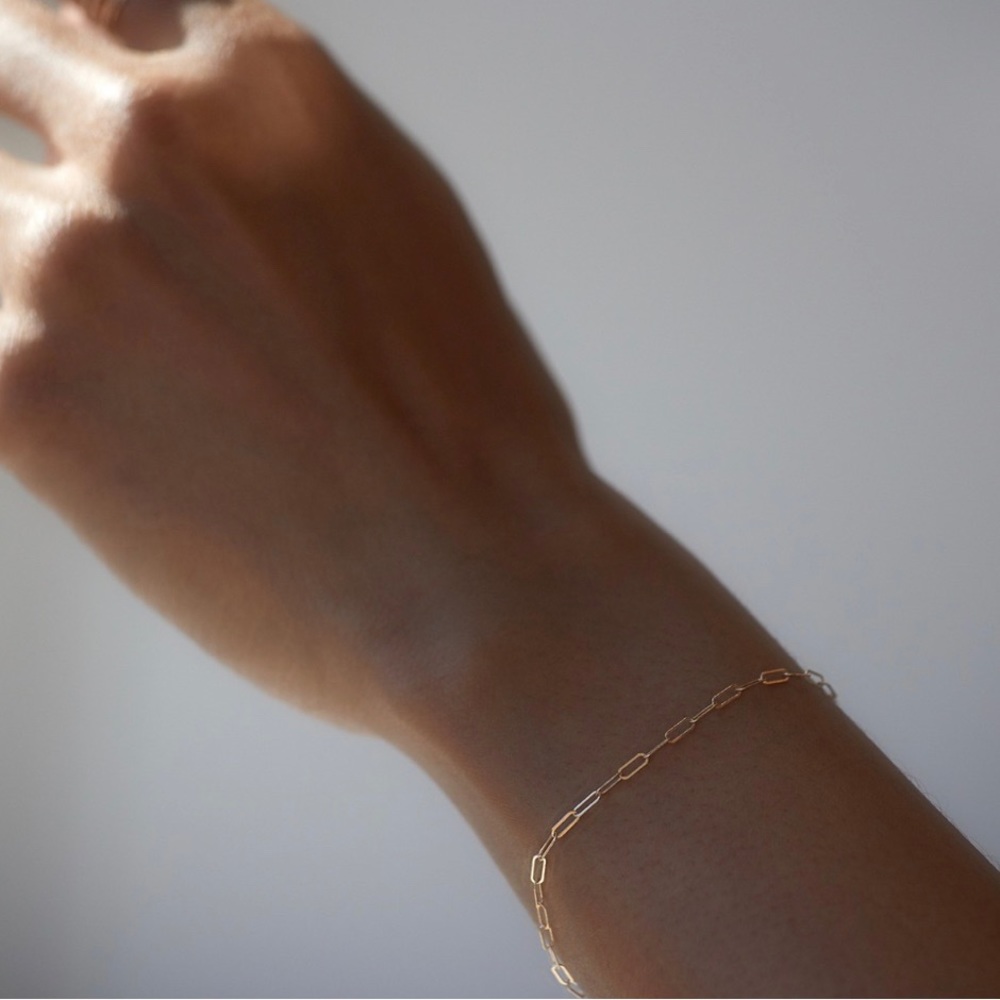 catbird • 1976 bracelet 14k solid yellow solid gold dainty minimalist fi…